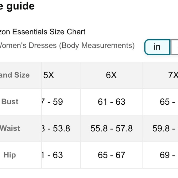 NWT Amazon Essentials Plus Size Women's Organic Cotton Dress in soft white 6X - Picture 9 of 9